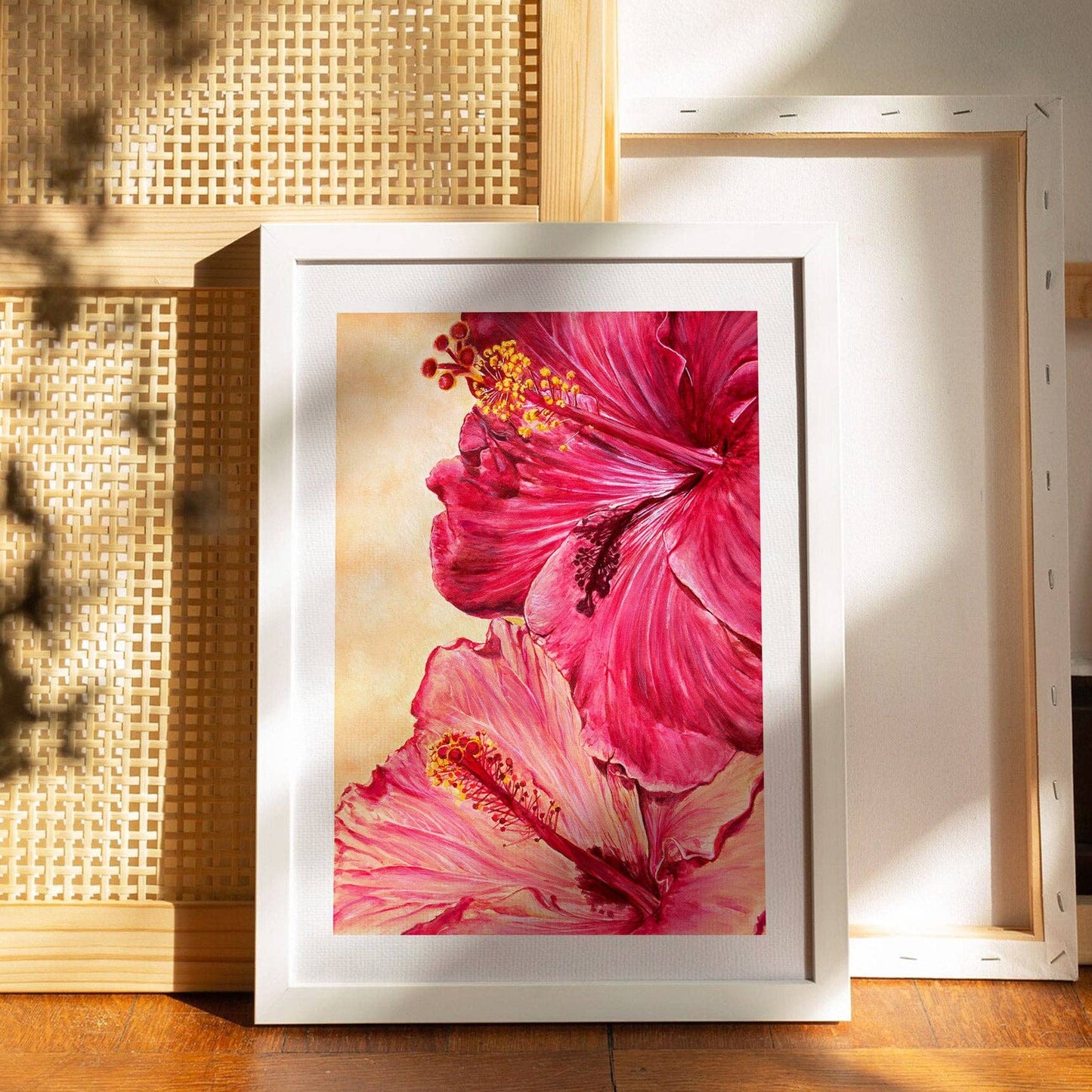 Hibiscus - Kunsttrykk - A3