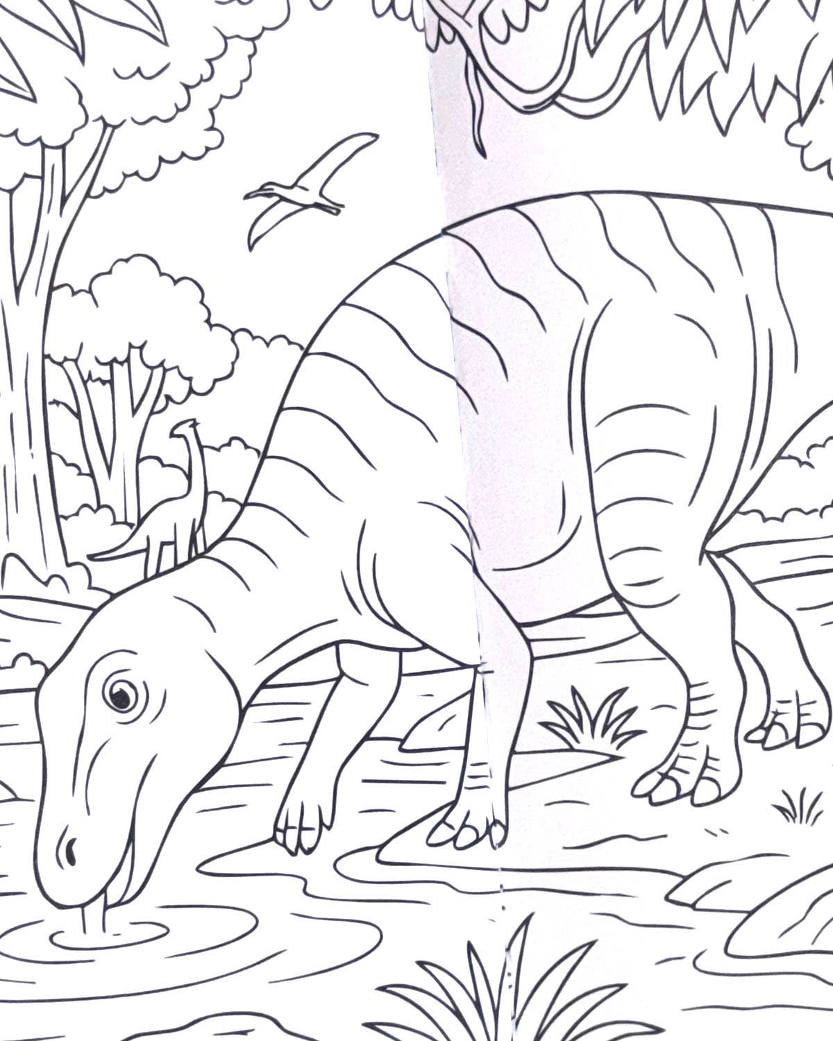 World of Dinosaurs - Liten Fargeleggingsbok
