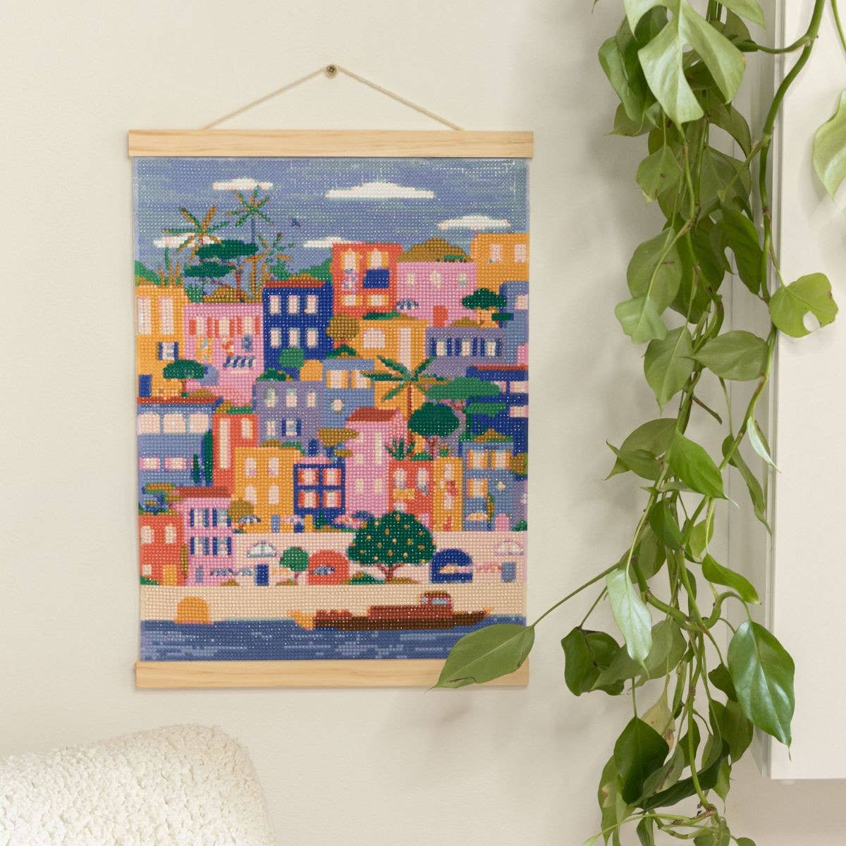 Diamond Painting Kit - Fargerike Hus