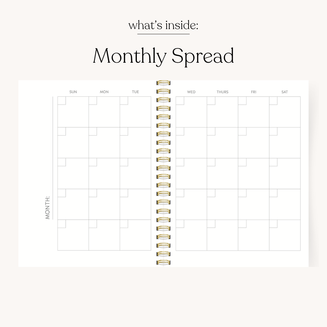 Spring Garden Udatert Kalenderbok