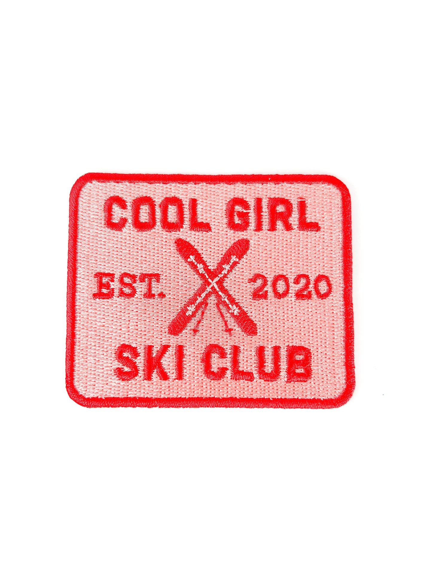 Cool Girl Ski Club Brodert Strykemerke