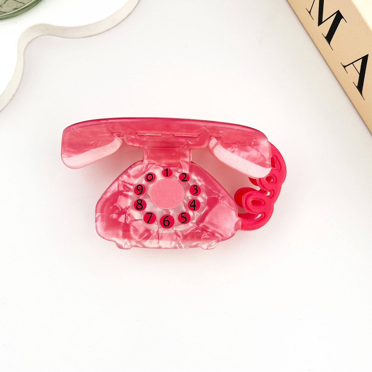 Rosa Telefon Hårklype