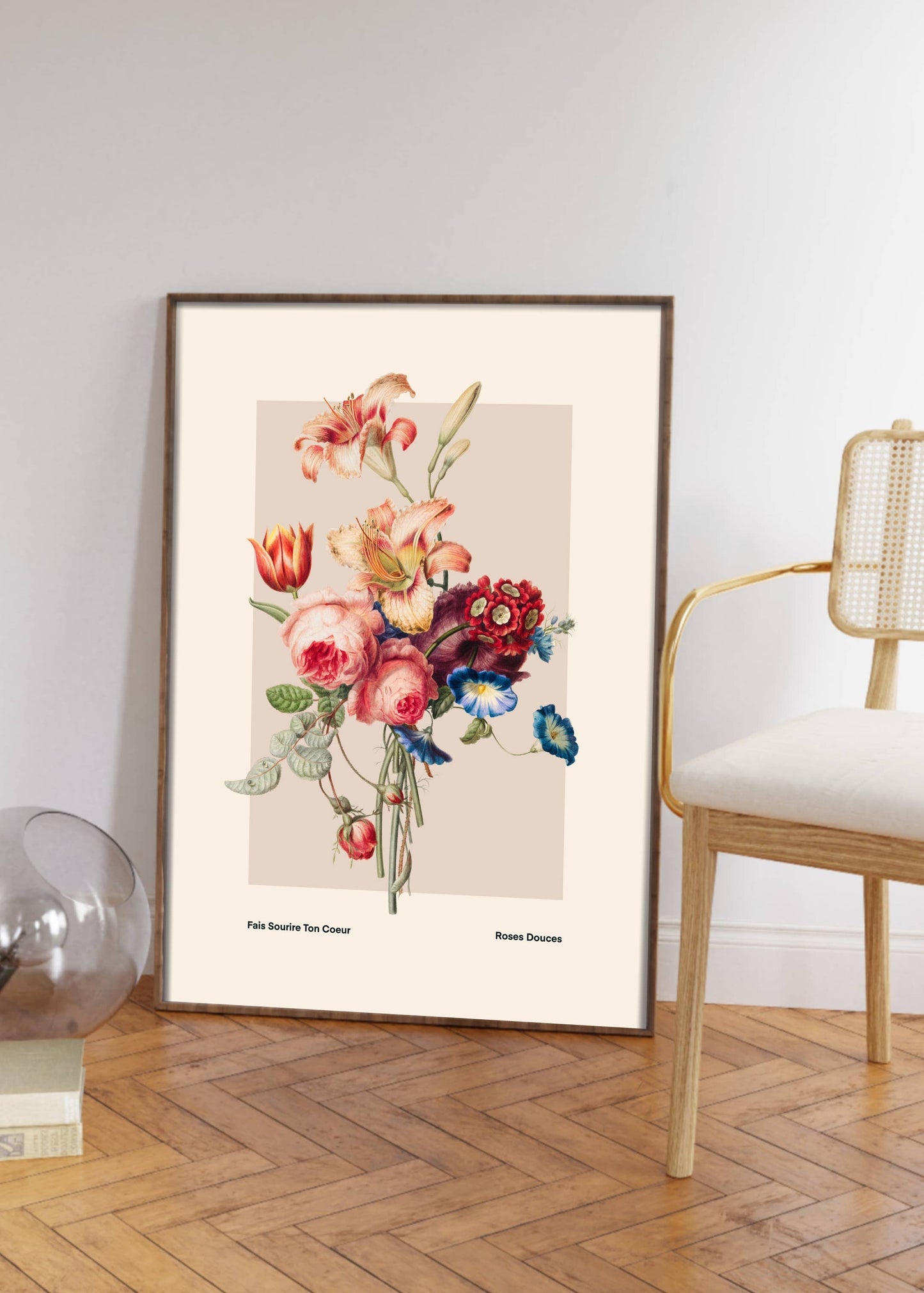 Vintage Flower - Kunsttrykk - A5