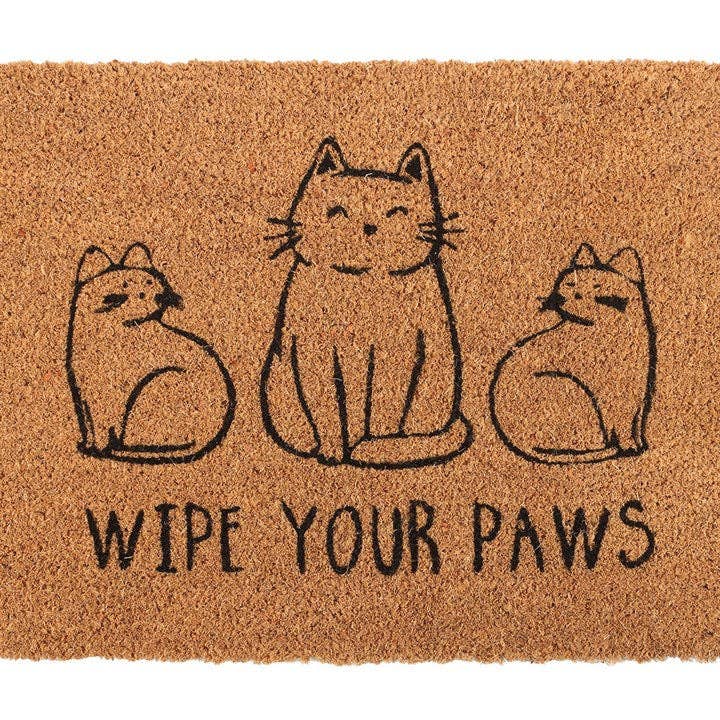 "Wipe Your Paws" Dørmatte