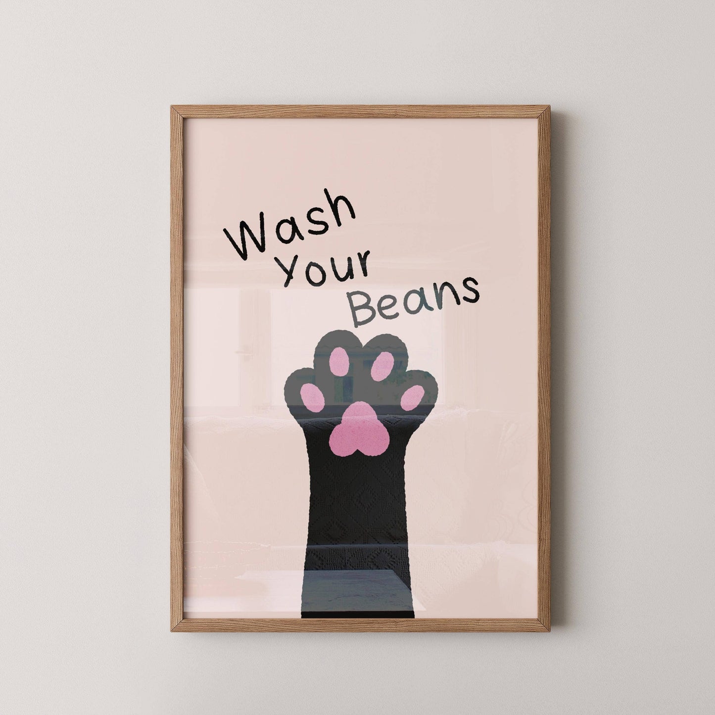 Wash Your Beans - Kunsttrykk - A5