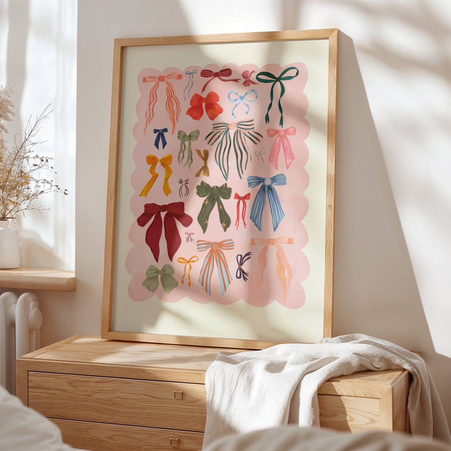 Coquette Sløyfer - Kunsttrykk - A5