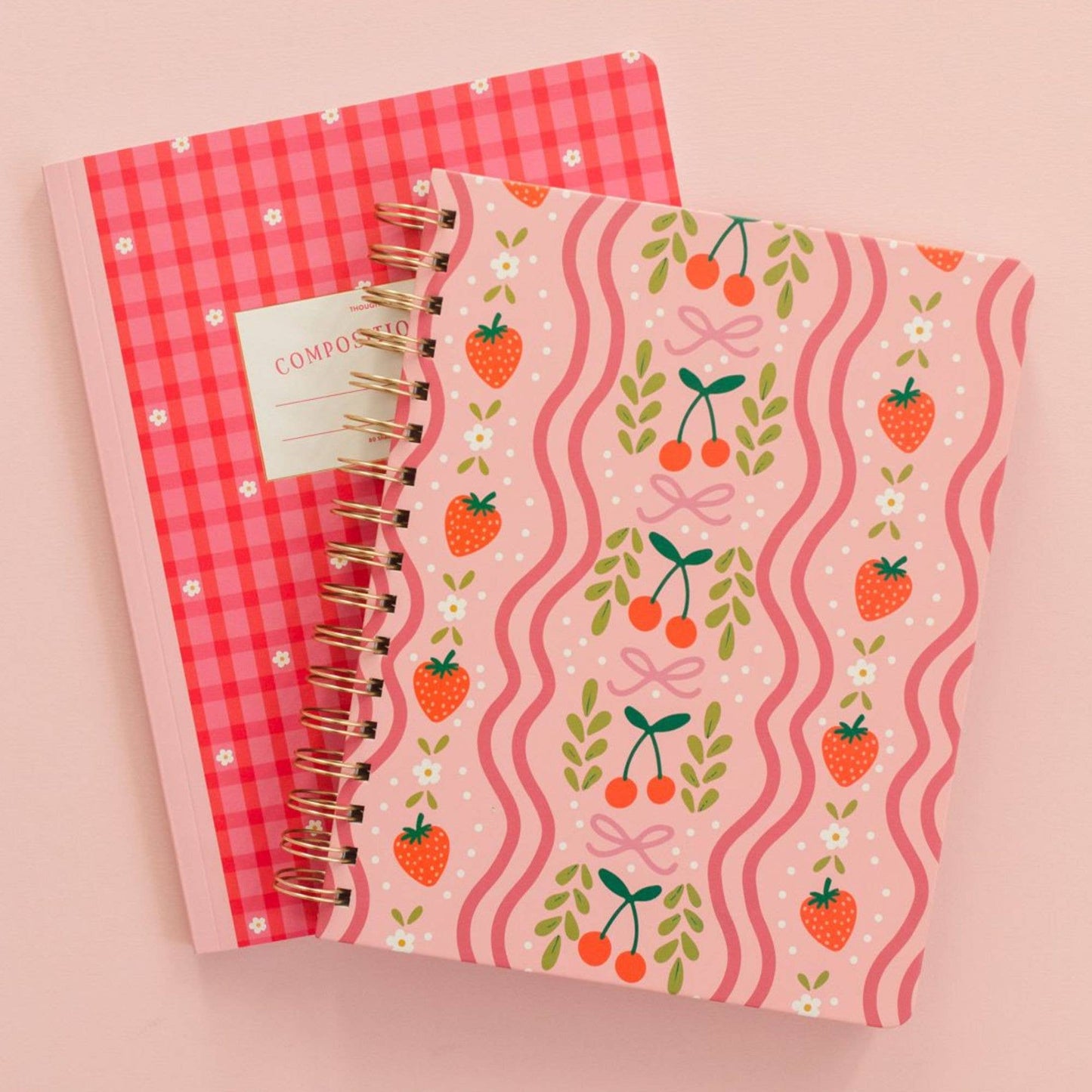 Gingham Linjet Notatbok