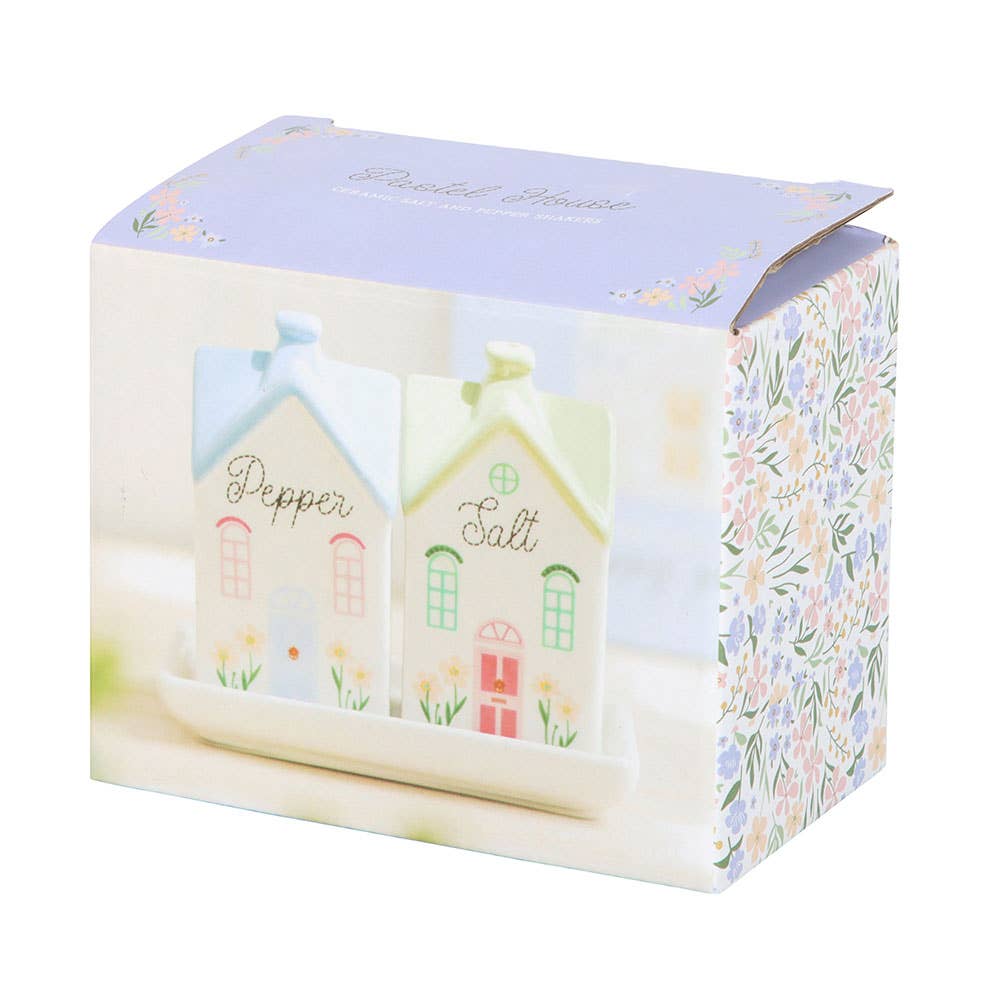 Pastell Hus Salt & Pepper Bøsser