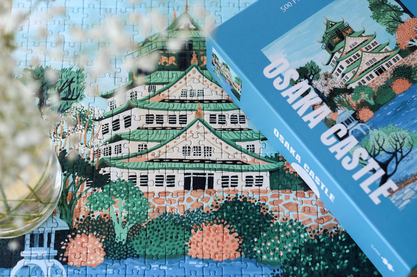 Osaka Castle  - Puslespill - 500 brikker