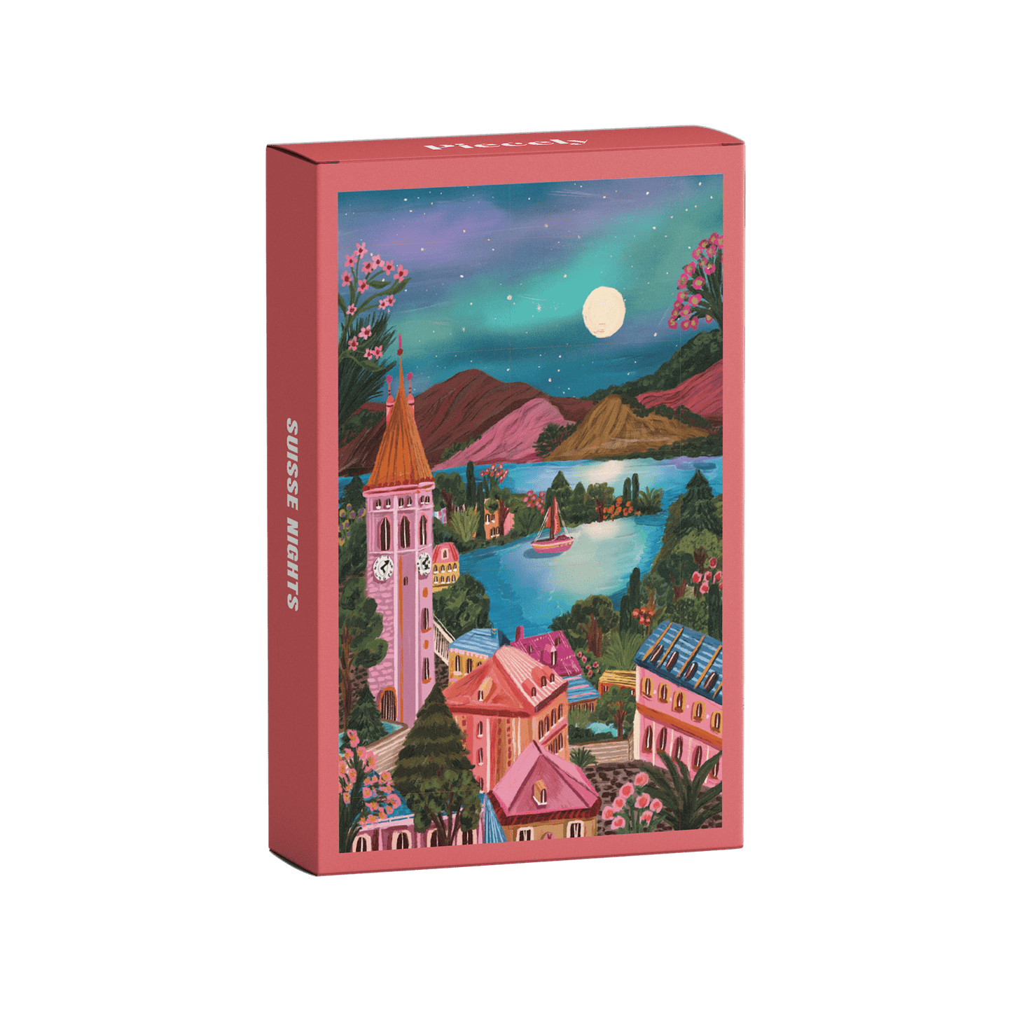 Suisse Nights - puslespill - 99 brikker