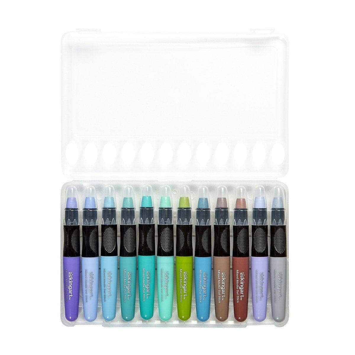 Mixed Media Gel Stick Crayons - 24 Pastel Farger
