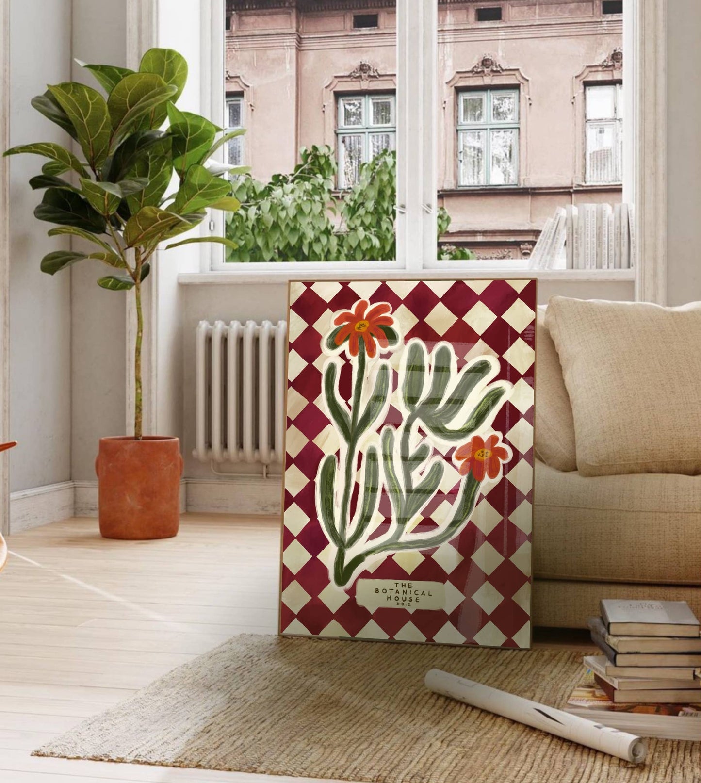 Wine Botanical - Kunsttrykk - A5