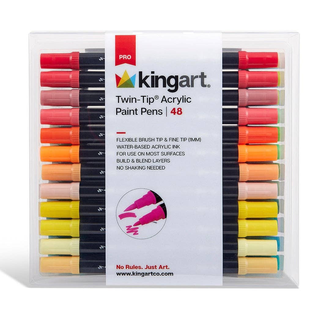 PRO Twin-Tip™ Akryltusjer - 48 Farger