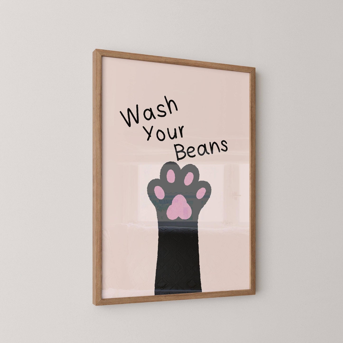 Wash Your Beans - Kunsttrykk - A5