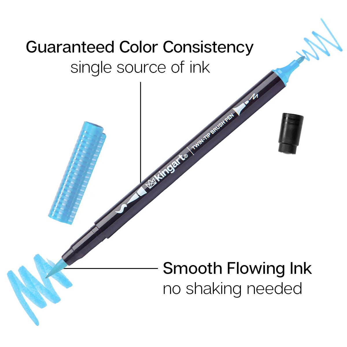 PRO Twin-Tip™ Brush Pens - 48 Farger