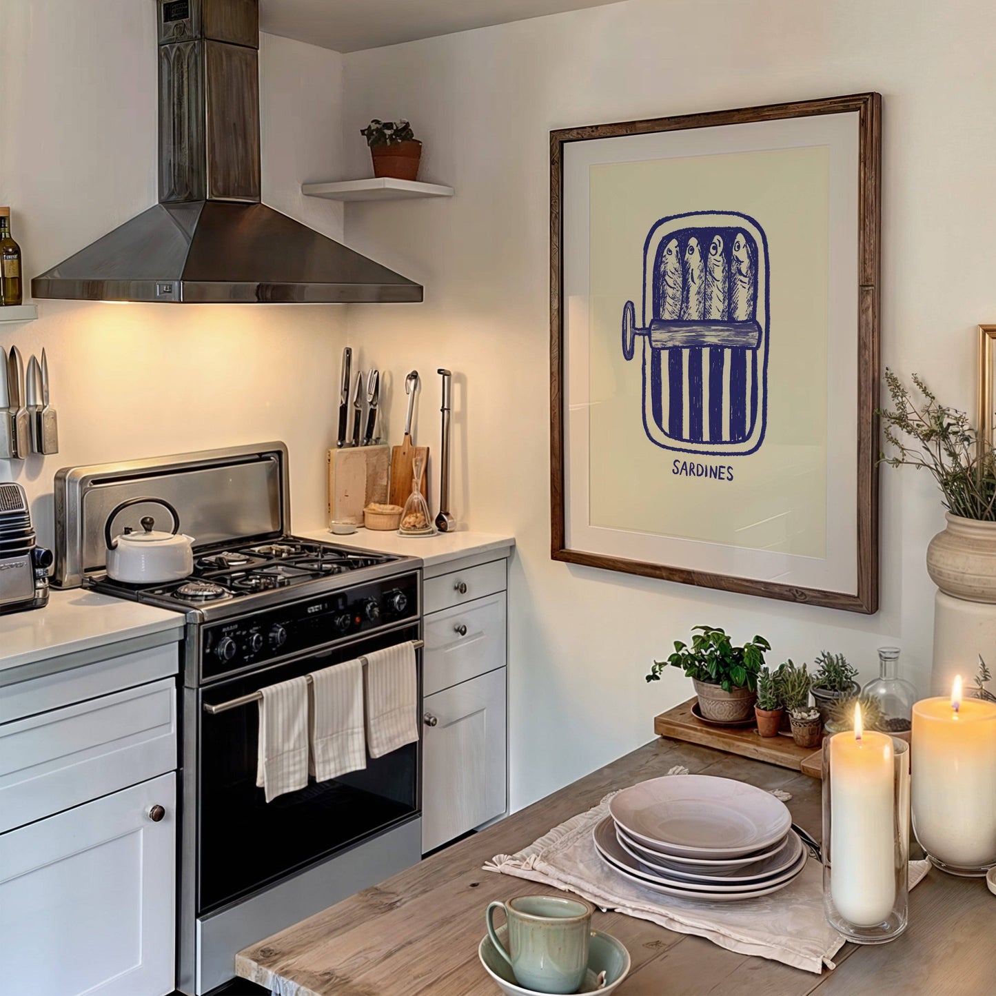 Sardiner - A5 - Kunsttrykk