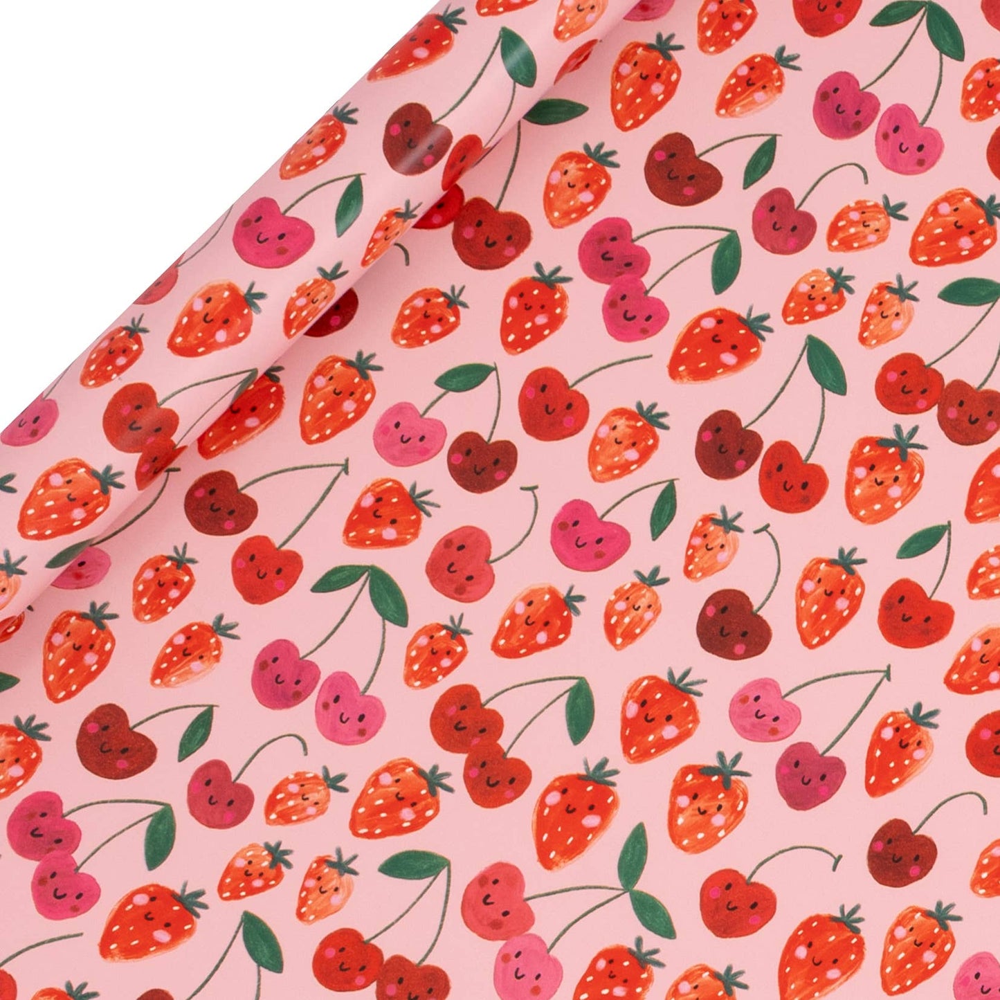Gavepapir 4m Cherry Strawbs