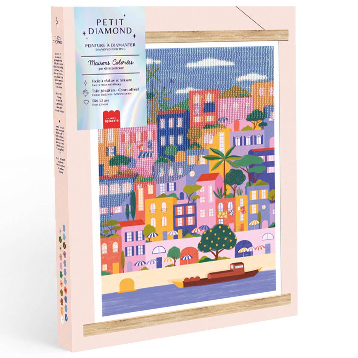 Diamond Painting Kit - Fargerike Hus