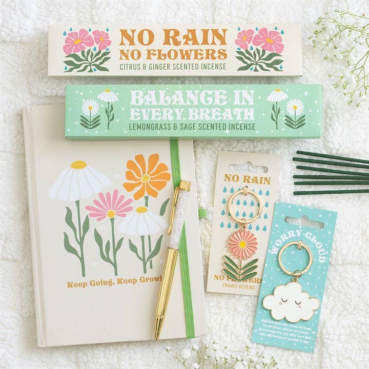 No Rain, No Flowers Nøkkelring