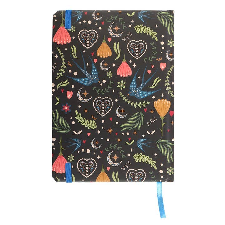 Midnight Bloom A5 Notatbok