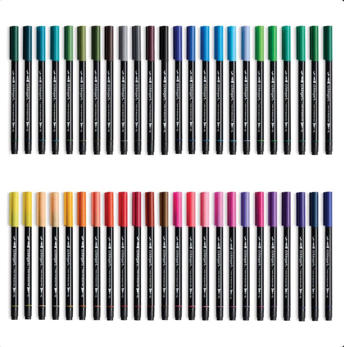 PRO Twin-Tip™ Brush Pens - 48 Farger