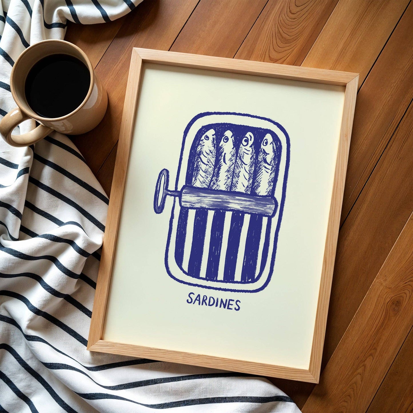 Sardiner - A5 - Kunsttrykk