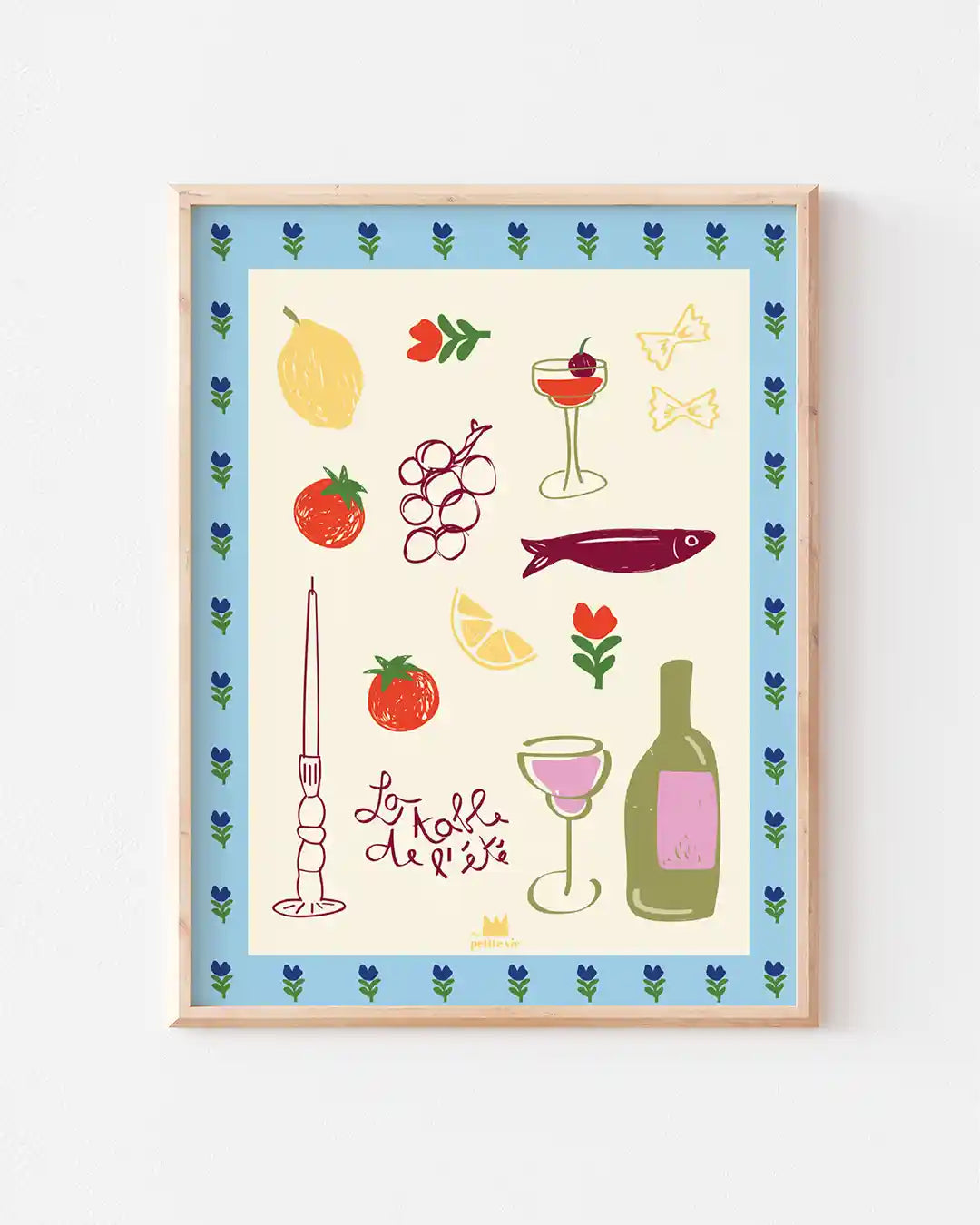 The Summer Table - Kunsttrykk - 30x40 cm