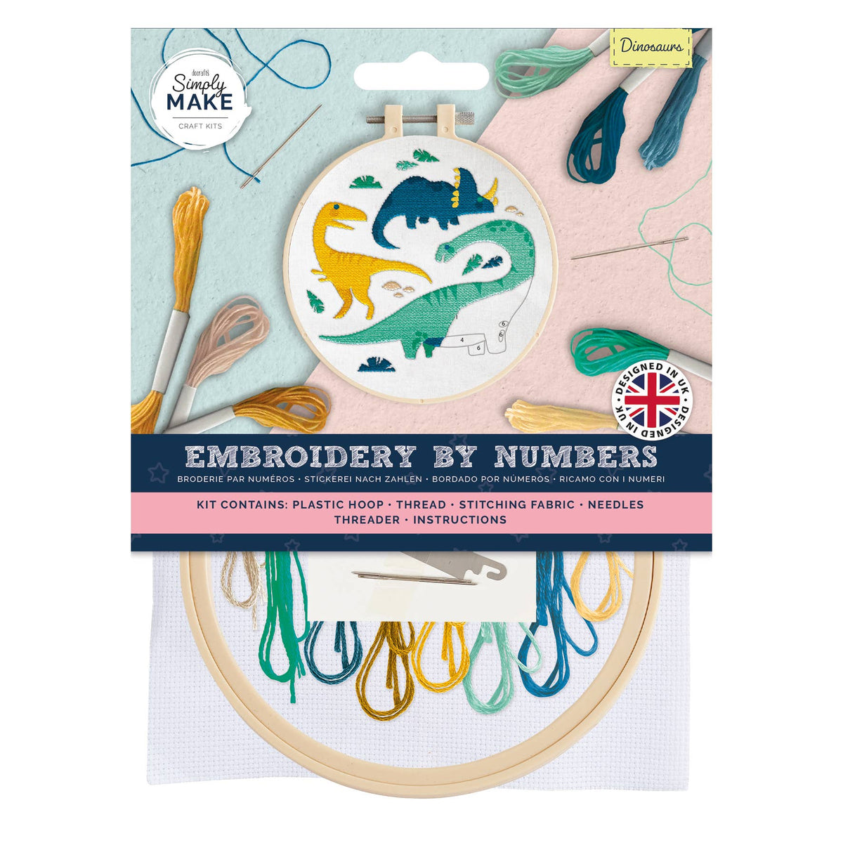 Dinosaur - Embroidery By Numbers