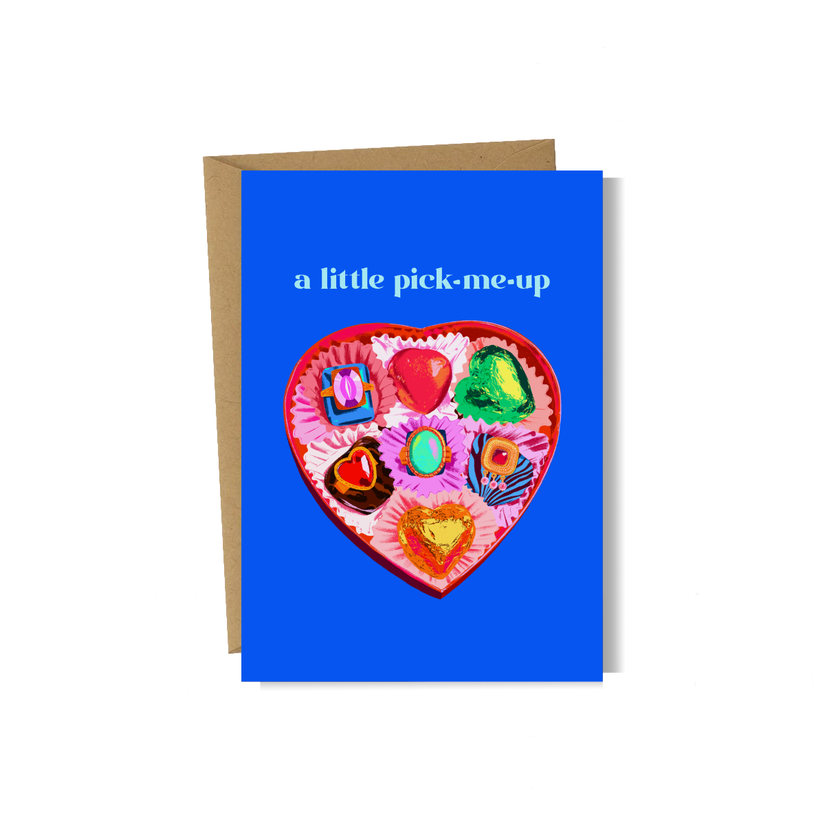"A Little Pick-Me-Up" Dobbelt Kort