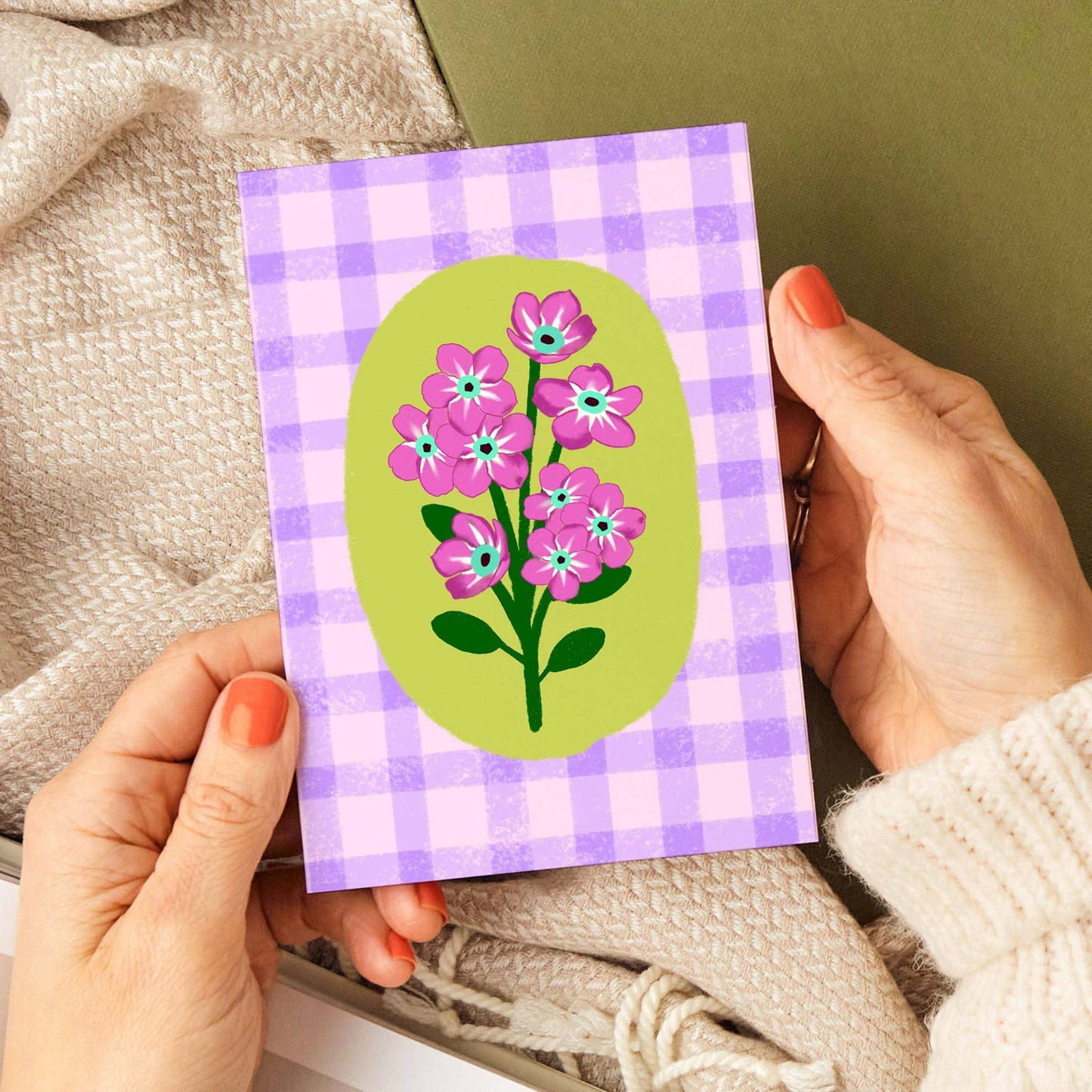 Everyday Greetings Cards | Gingham Floral | Birthday Cards