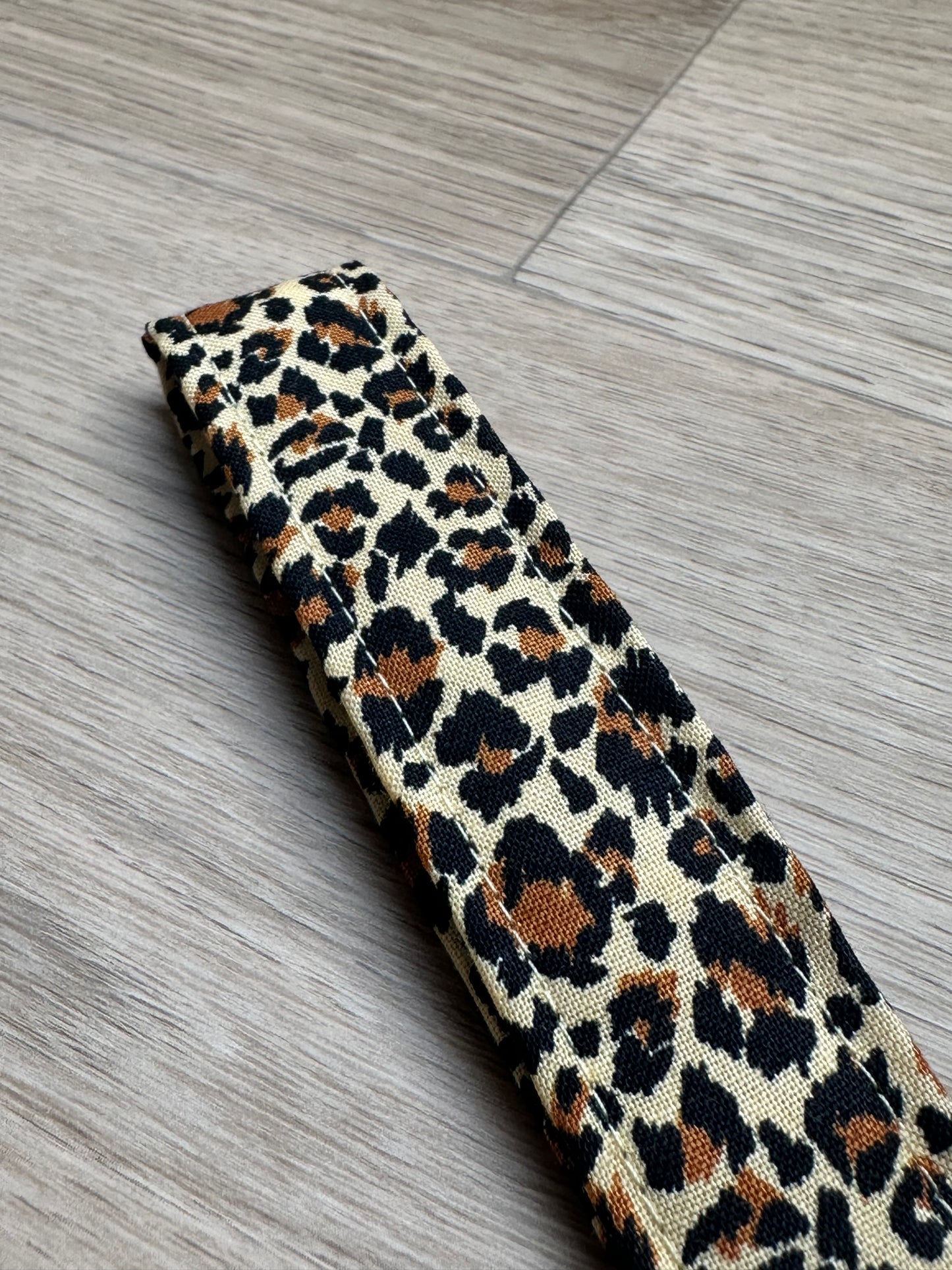 Leopard kortmappesett med lypsylholder