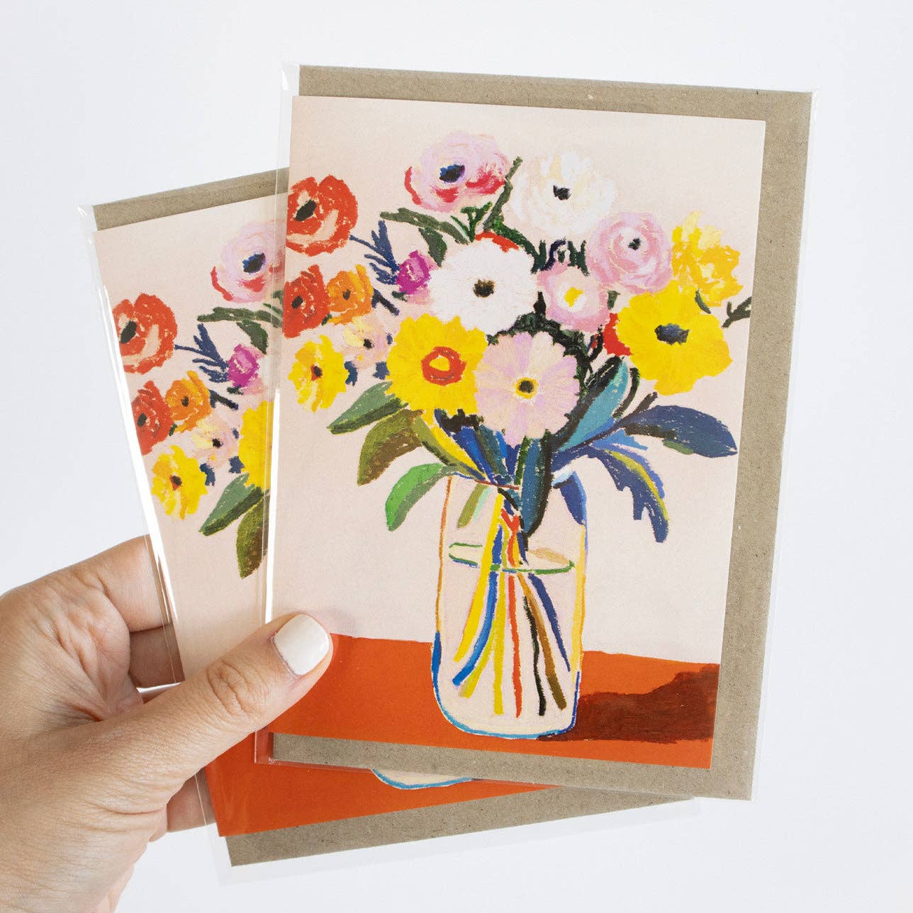 Blomsterbukett Kort