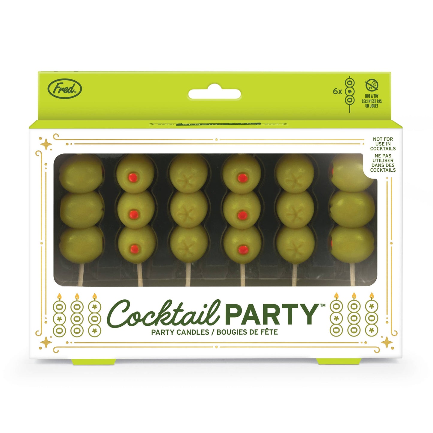 Oliven Kakelys - 6-pk