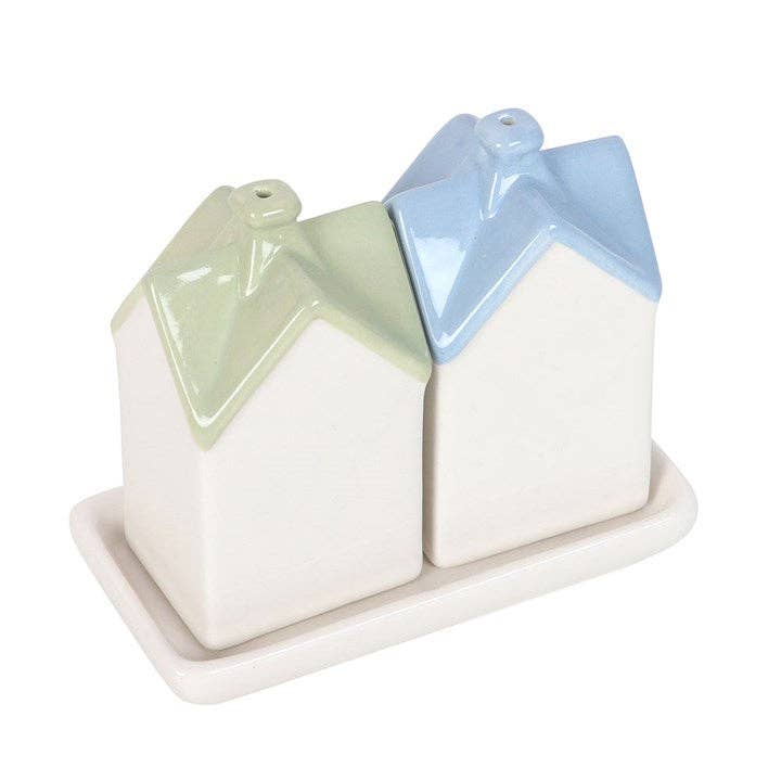 Pastell Hus Salt & Pepper Bøsser