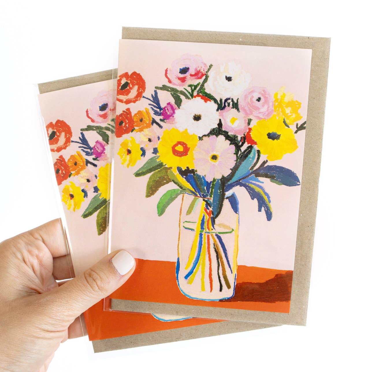 Blomsterbukett Kort