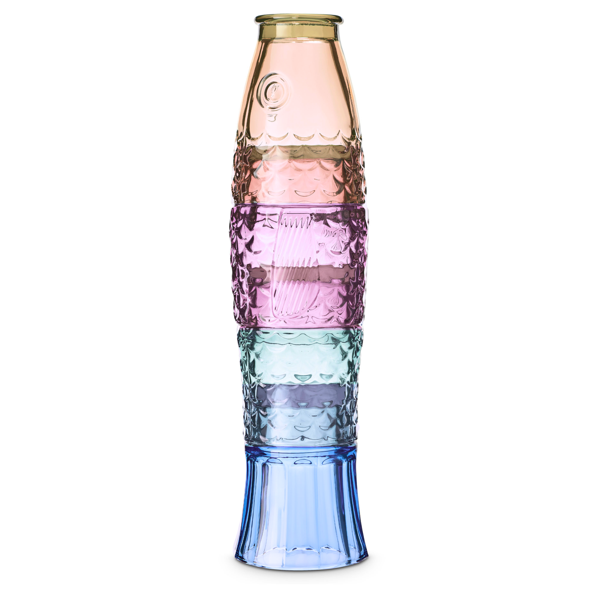 4 stk Stableglass – Fisk Regnbue