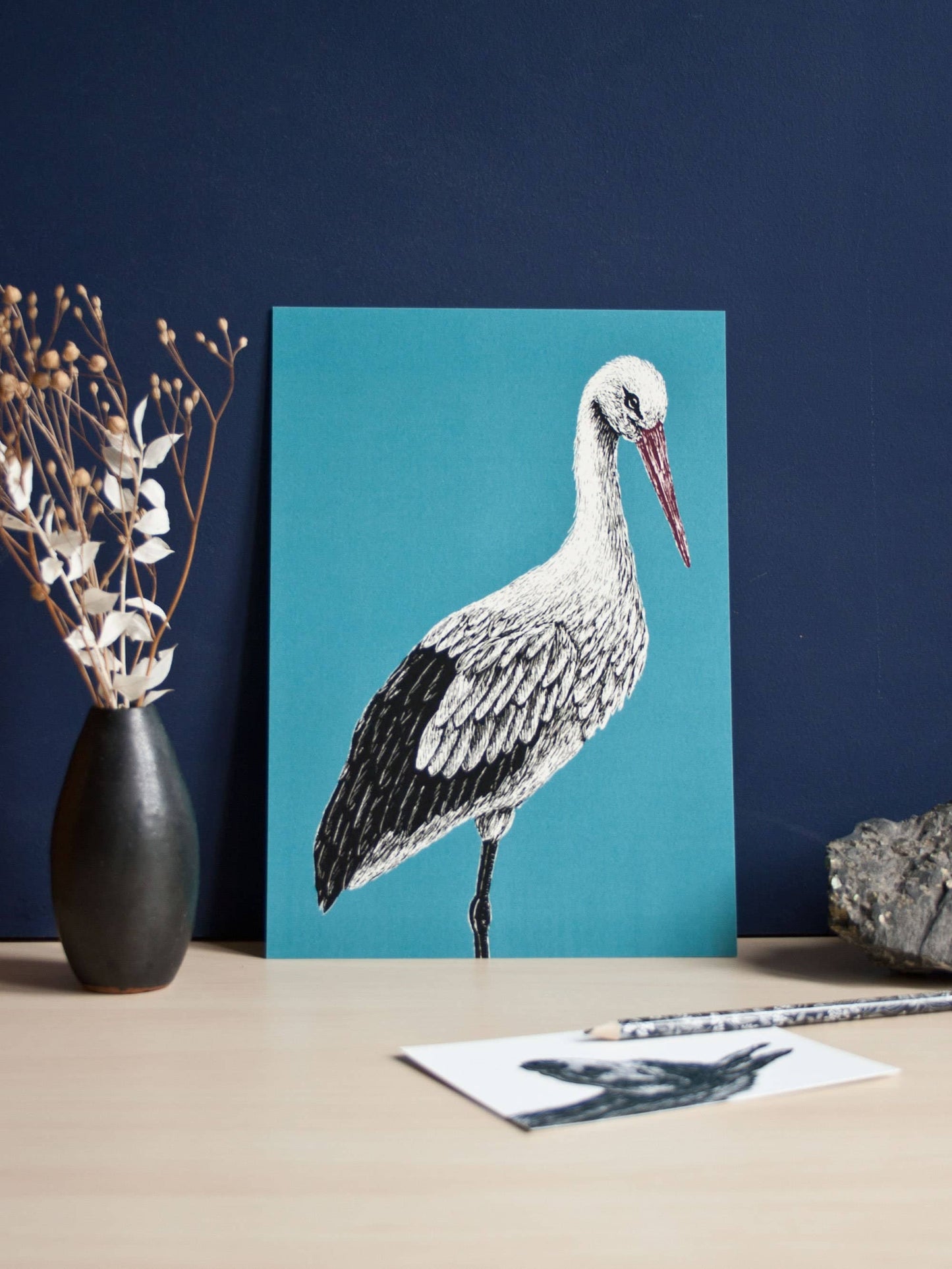 Stork - Kunsttrykk - A4