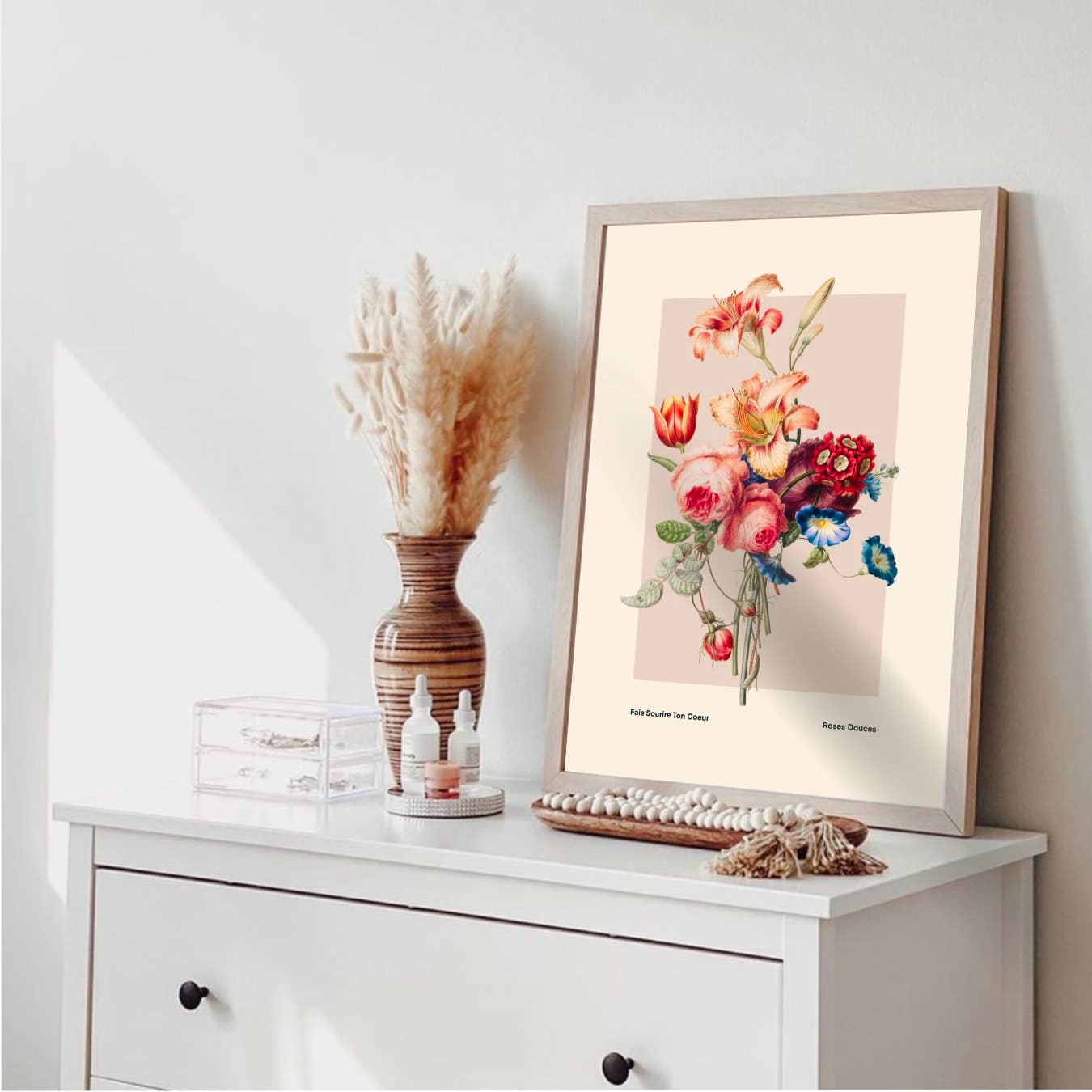 Vintage Flower - Kunsttrykk - A5