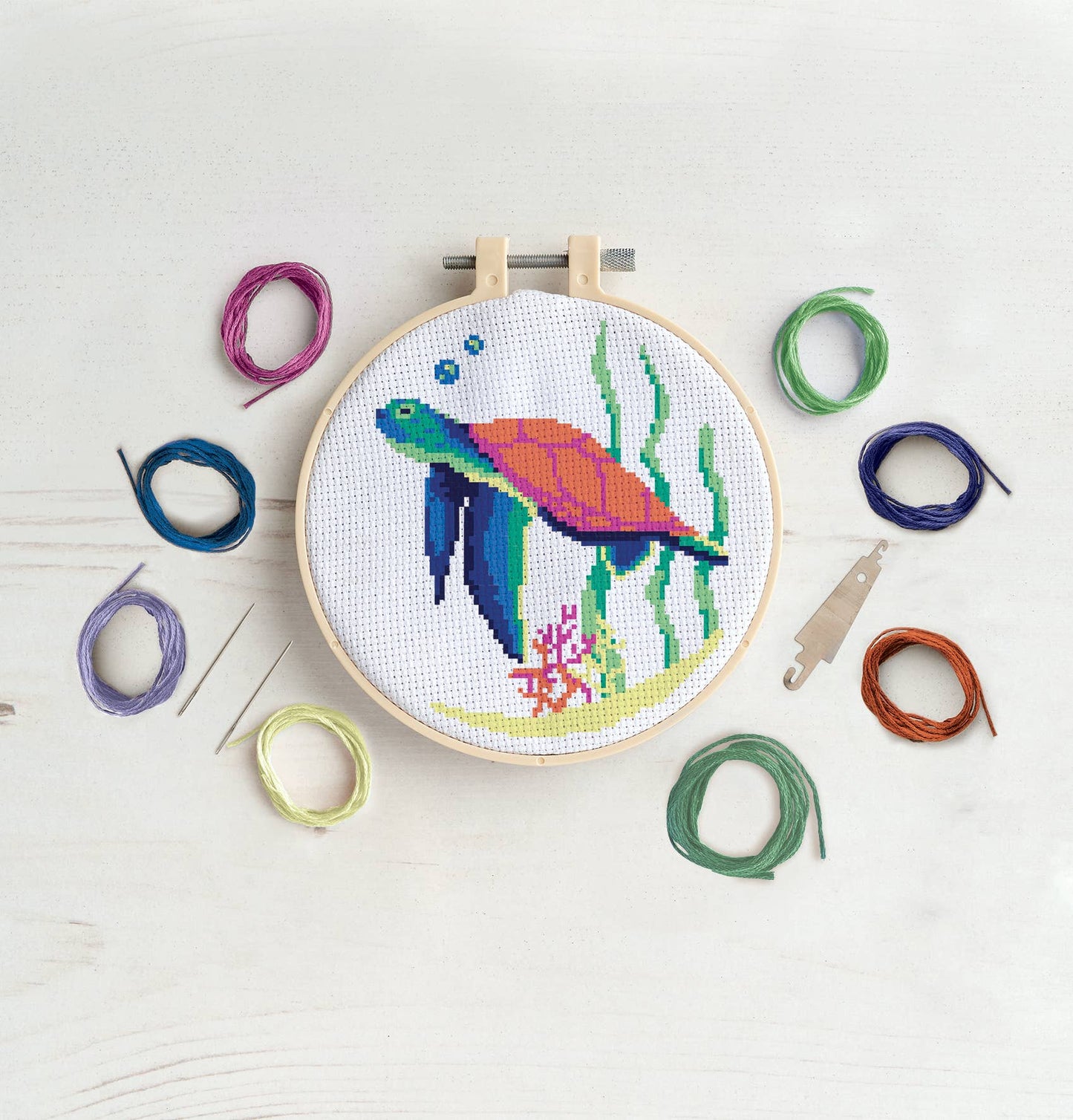 Coral Reef Turtle - Broderisett