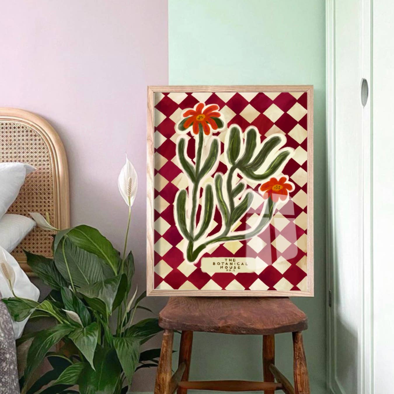 Wine Botanical - Kunsttrykk - A5