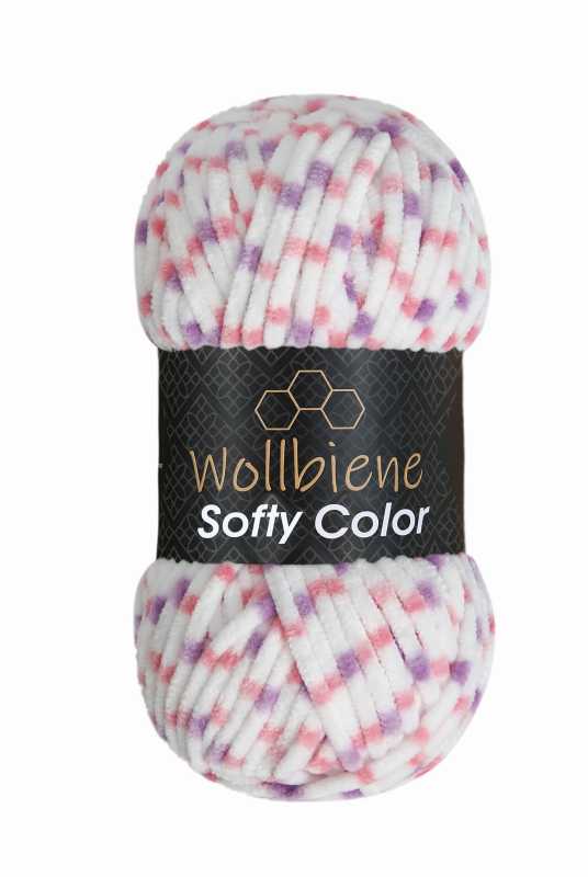 Wollbiene Chenille Garn 100 g