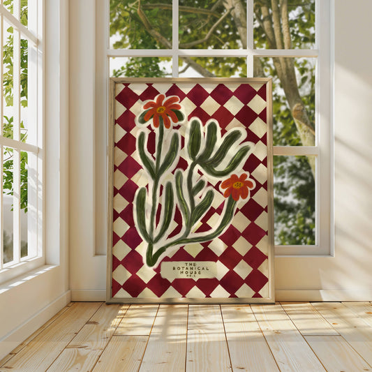 Wine Botanical - Kunsttrykk - A5