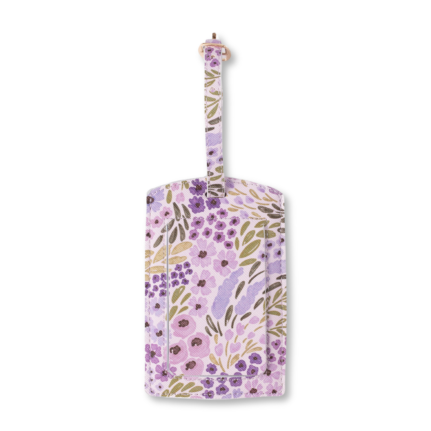 Lilac Floral Baggasjelapp