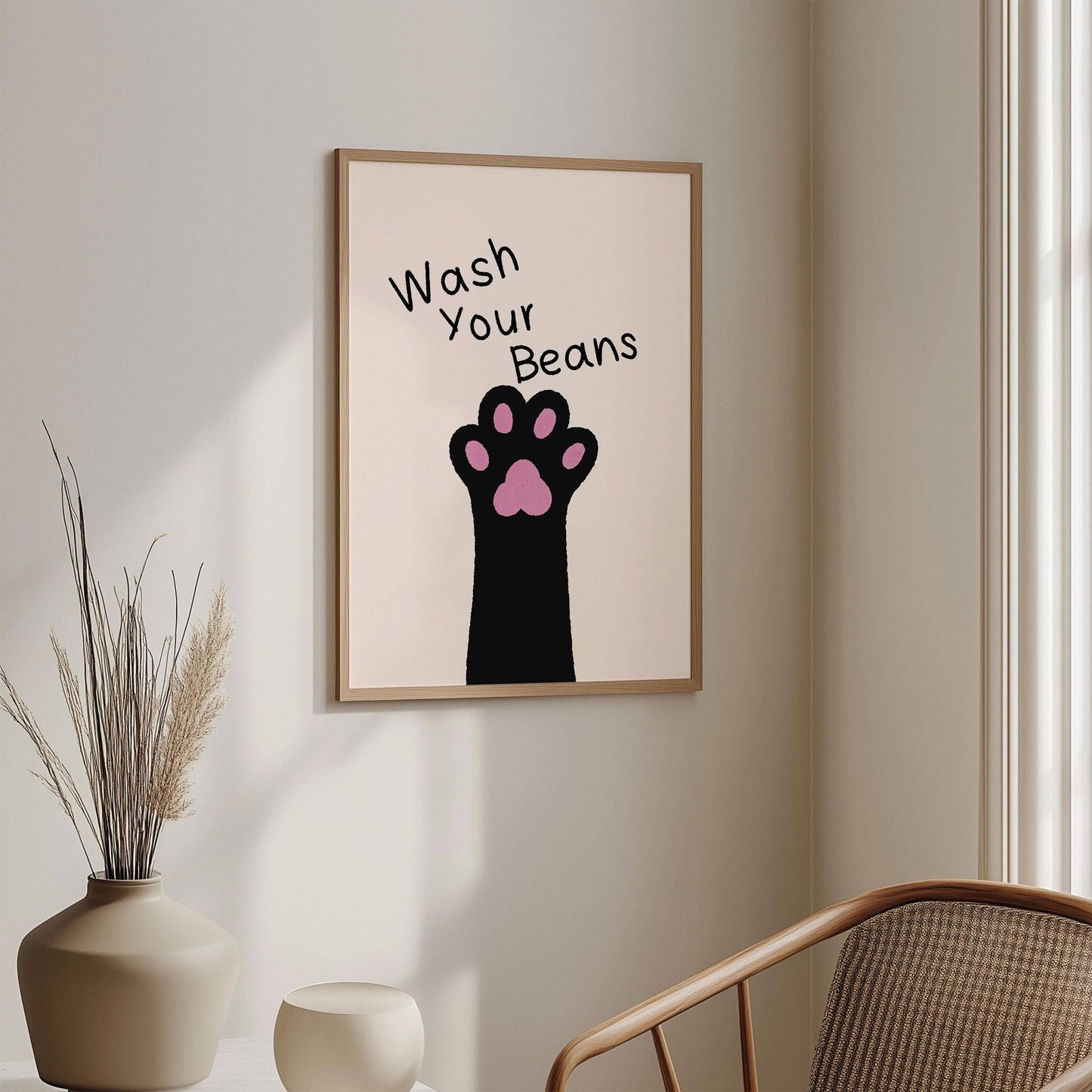 Wash Your Beans - Kunsttrykk - A5