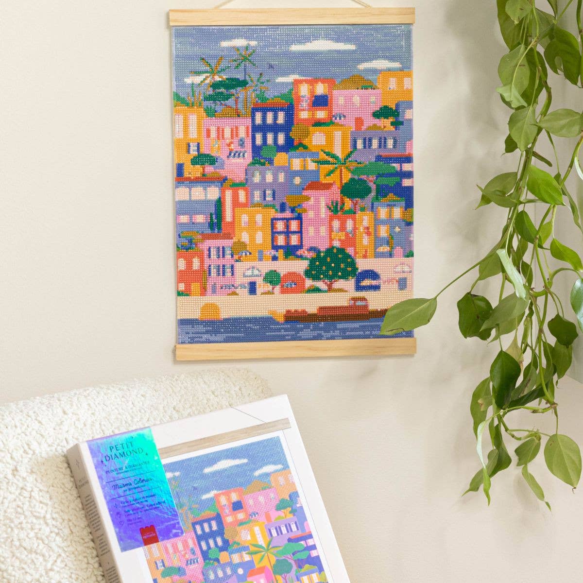 Diamond Painting Kit - Fargerike Hus
