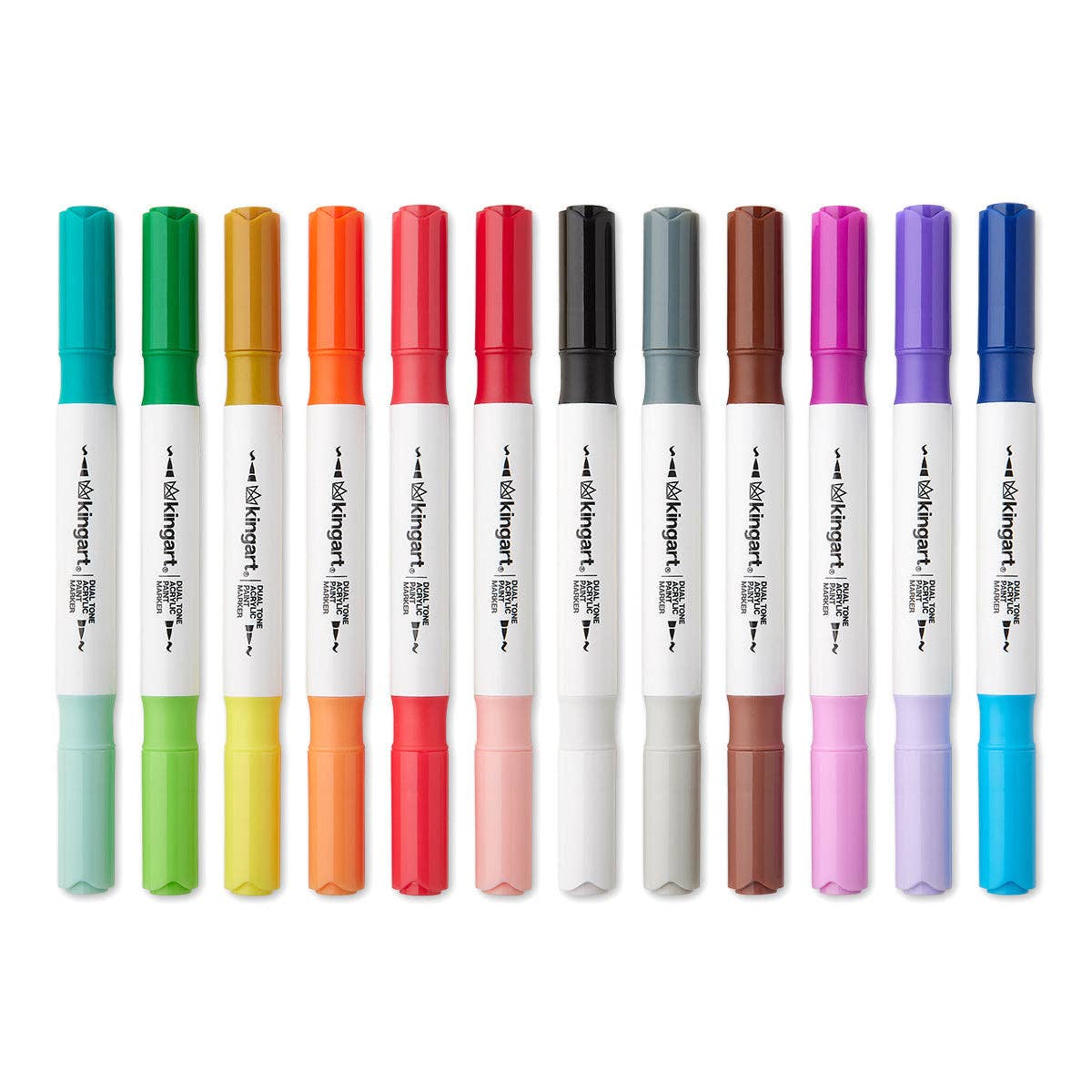 PRO Dual Tone® Akryltusjer - 36 Tusjer, 72 Farger