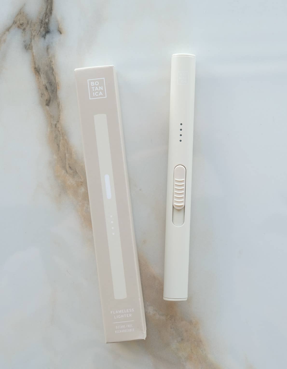 Oppladbar Lighter - Cream