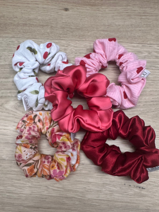 Valentines hårstrikk-pakke