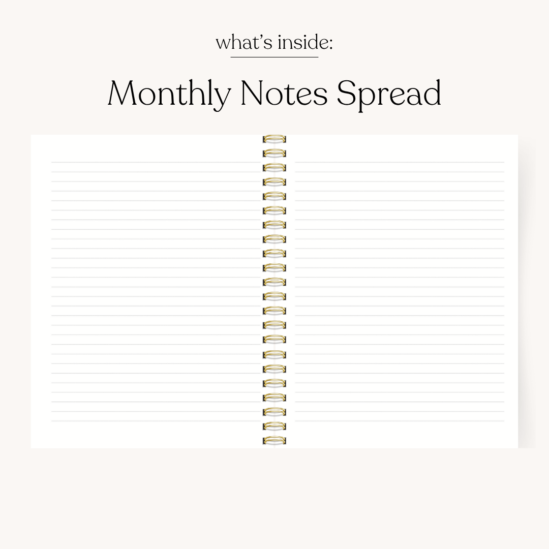 Spring Garden Udatert Kalenderbok