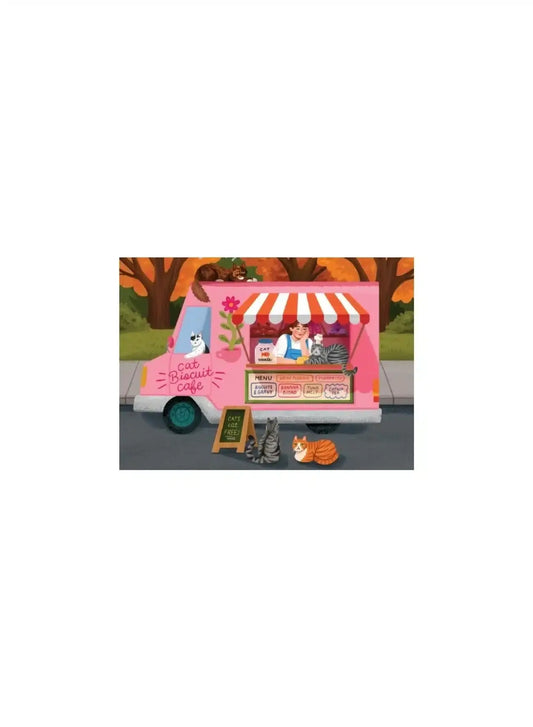 Cat Food Truck – Puslespill – 99 brikker
